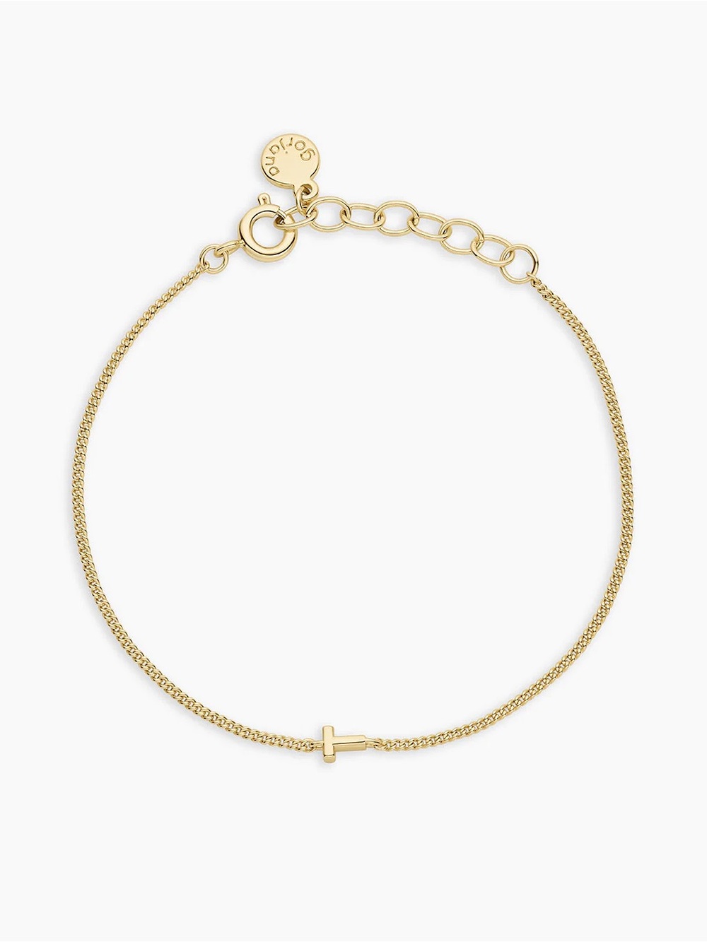 Gorjana Wilder Mini Alphabet Bracelet “T”
